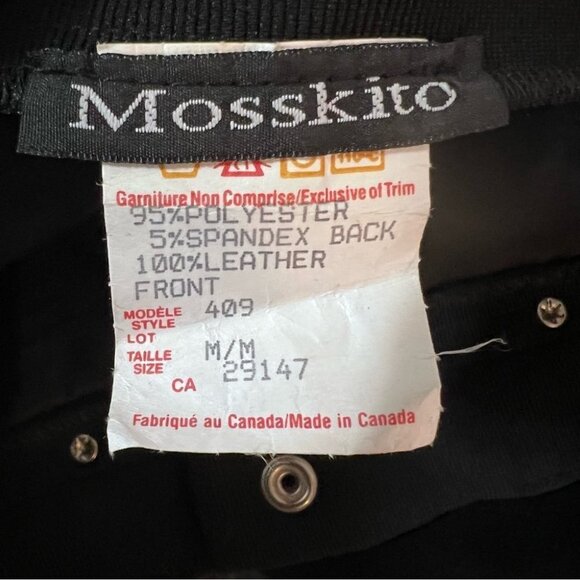 VINTAGE Mosskito Leather  High Rise Pants Size Medium - Picture 9 of 9